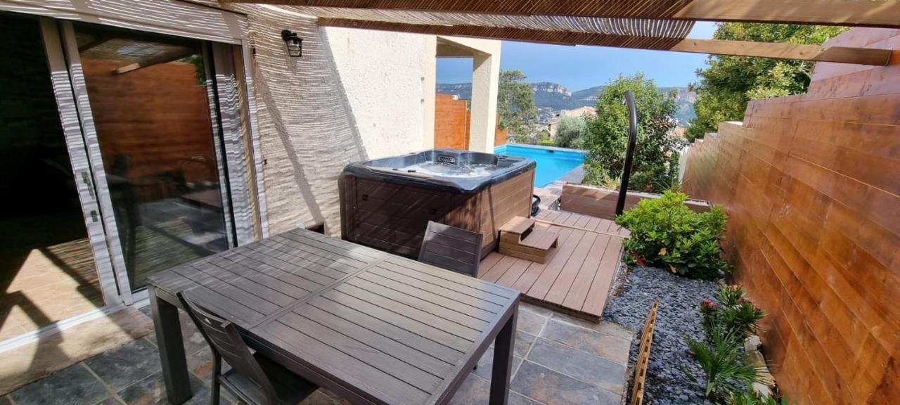 Reves De Vie, Appartement Vue Mer, Grande Piscine Privee , Spa Privatif Cassis Eksteriør billede